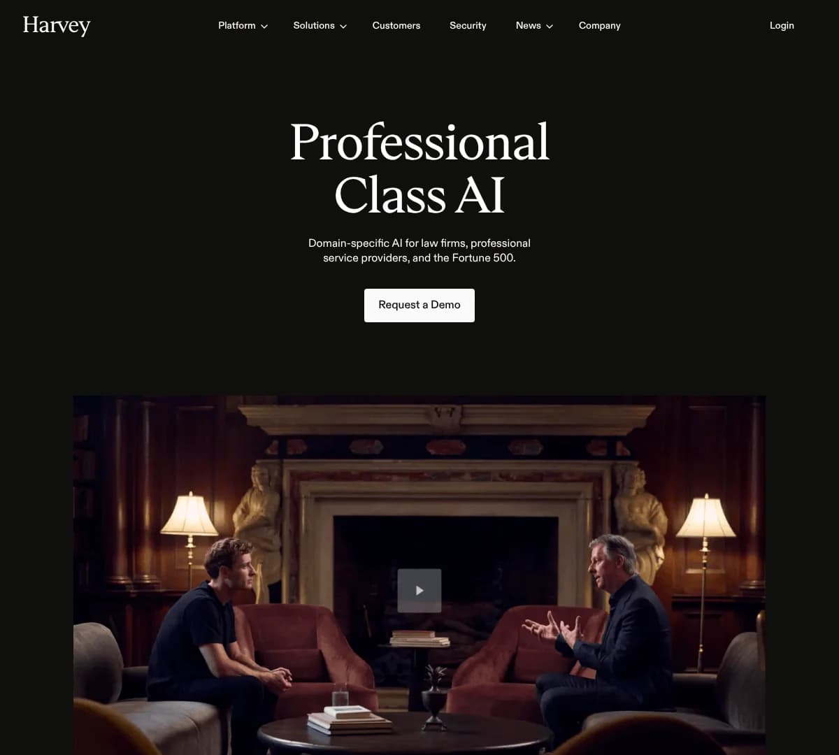 Screenshot of Harvey AI funding