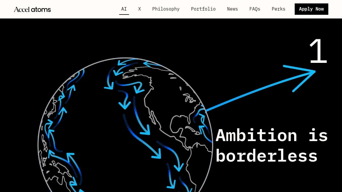 Accel Atoms AI and Atoms X Scaling Programs Investing up to $1M in Indian Founders screenshot
