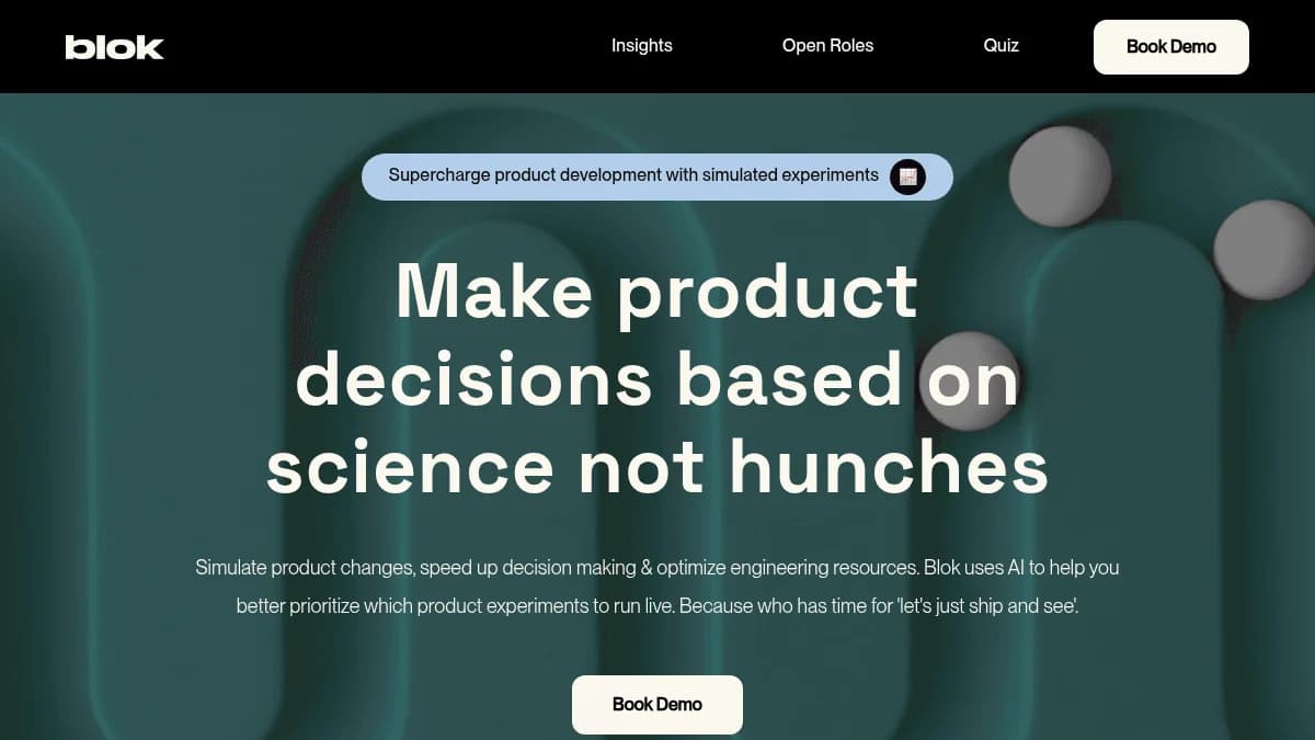 Screenshot of AI app testing
