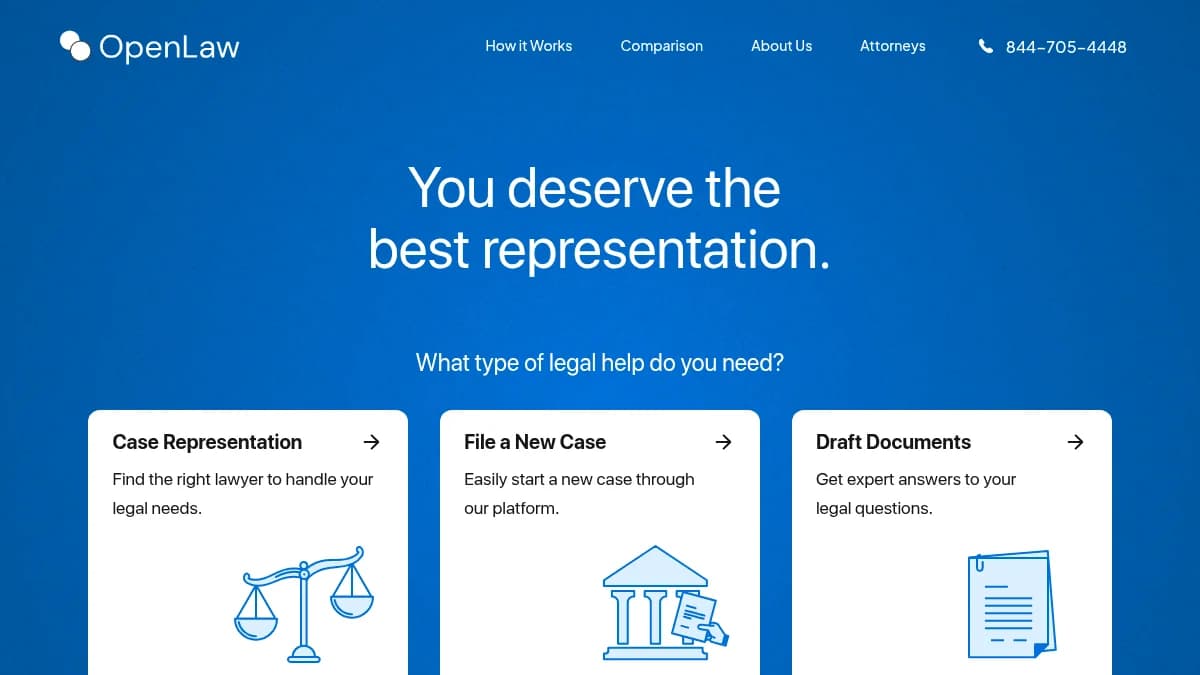 Screenshot of OpenLaw