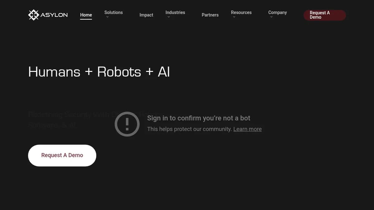 Screenshot of Asylon Series B funding