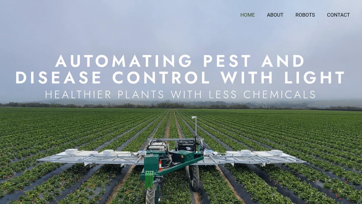 Screenshot of TRIC Robotics funding