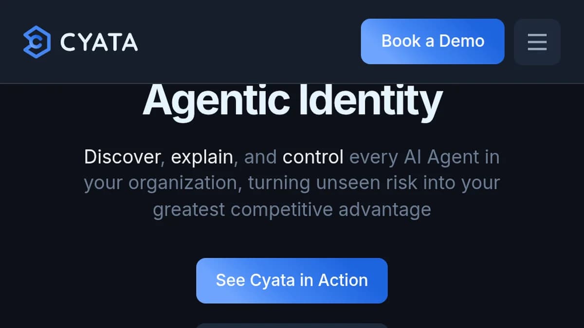 Screenshot of AI agent security