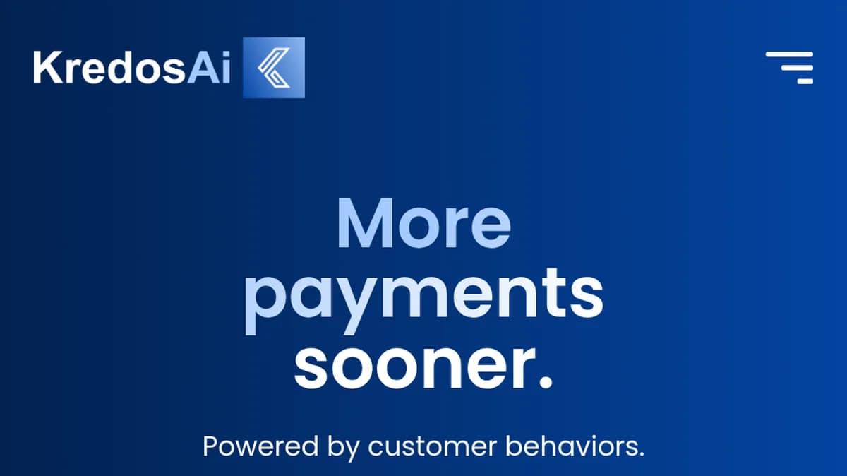 Screenshot of KredosAi seed funding