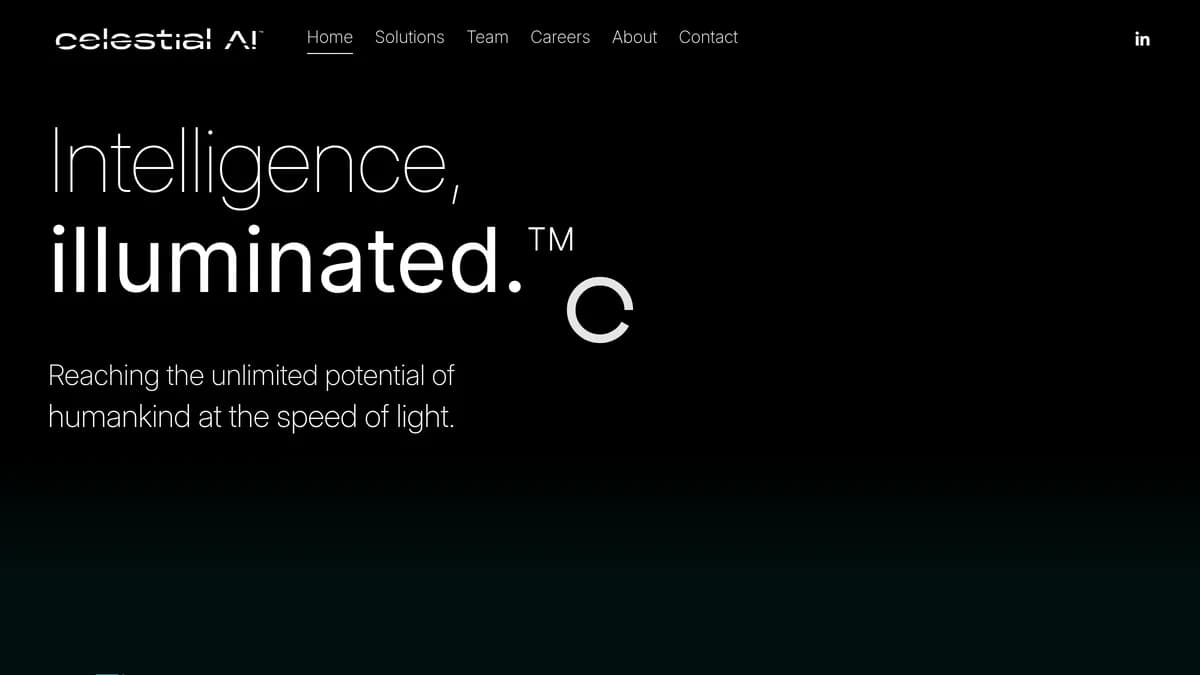 Screenshot of AI optical interconnects