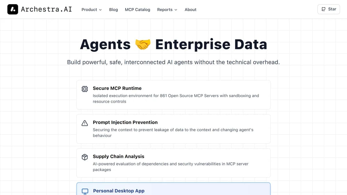 Screenshot of Archestra