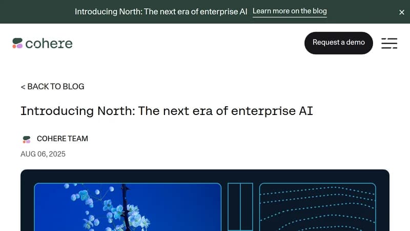 Screenshot of Cohere funding