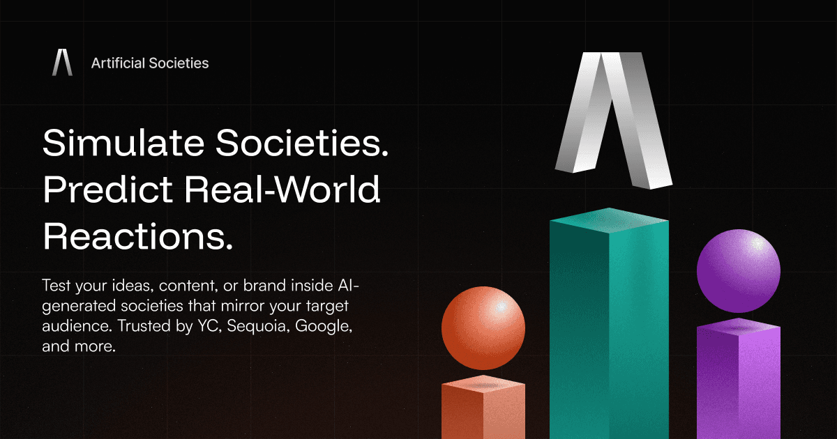 Artificial Societies logo - Artificial Societies funding