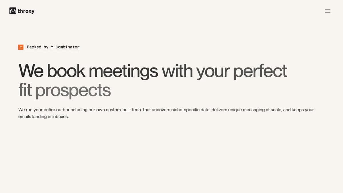 Screenshot of Throxy