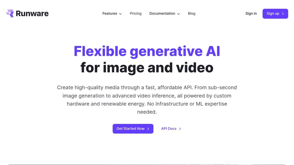 runware ai infrastructure