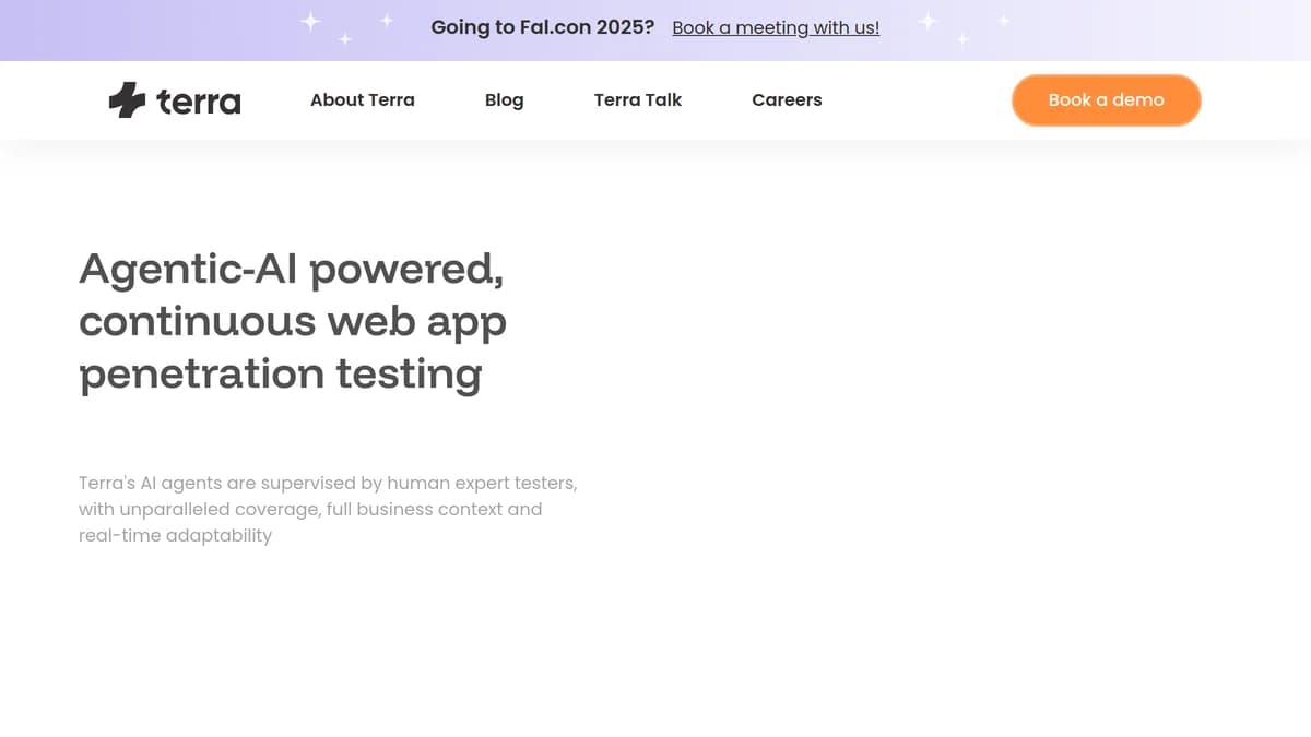 Screenshot of Terra Security