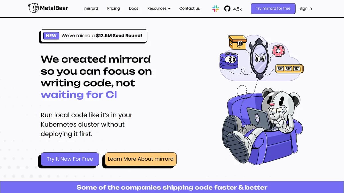 Screenshot of MetalBear