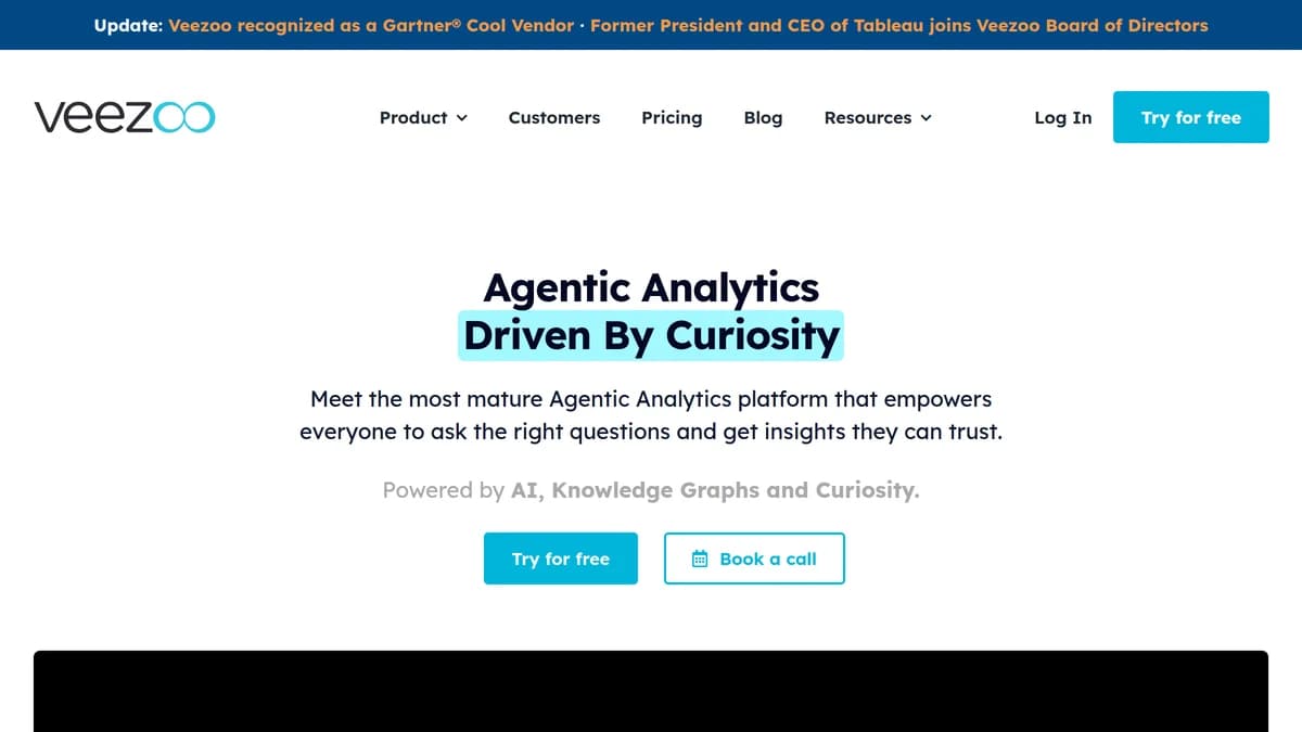 Screenshot of Veezoo Series A