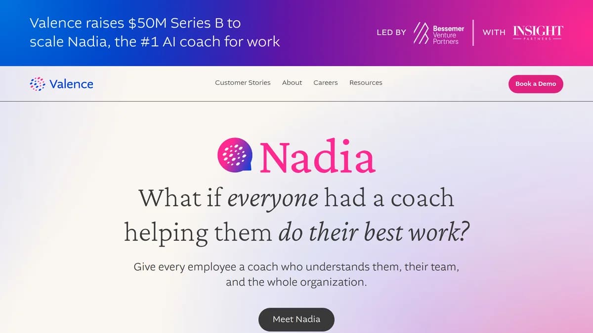 Screenshot of Nadia
