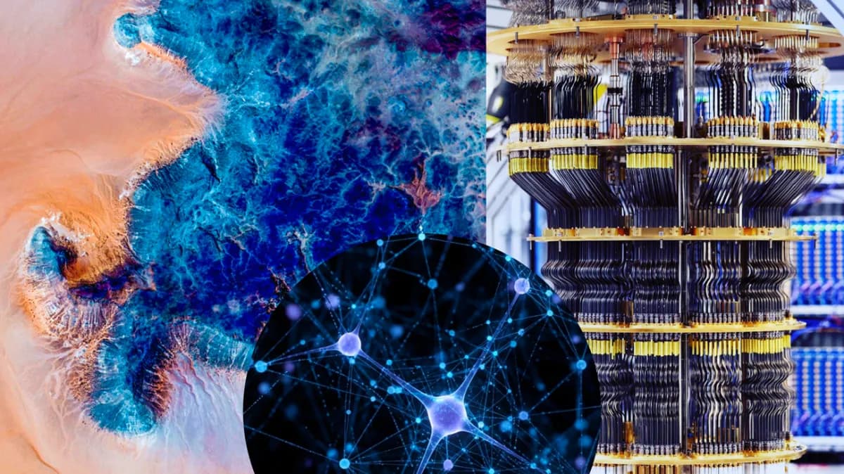 AI fighting cancer: A digital representation of cancer cells being analyzed by artificial intelligence, with genetic sequences highlighted.