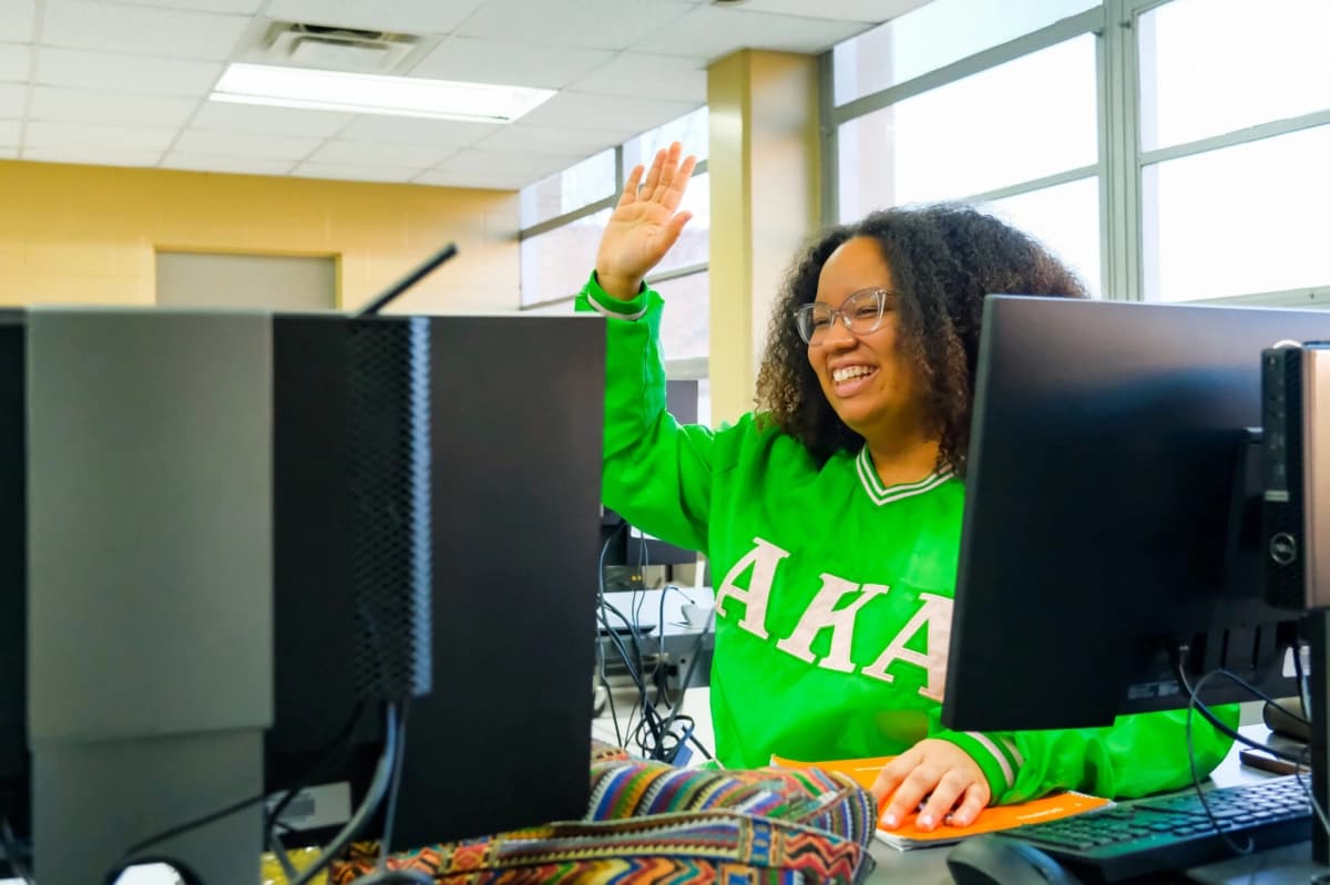 NVIDIA AI economic development initiatives empowering students and researchers in a university setting.