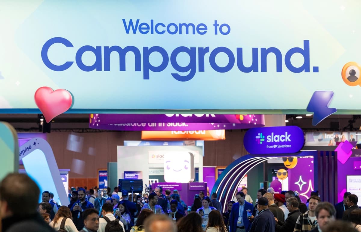 Salesforce AI sustainability dashboard showing integrated environmental data and business metrics for strategic decision-making.