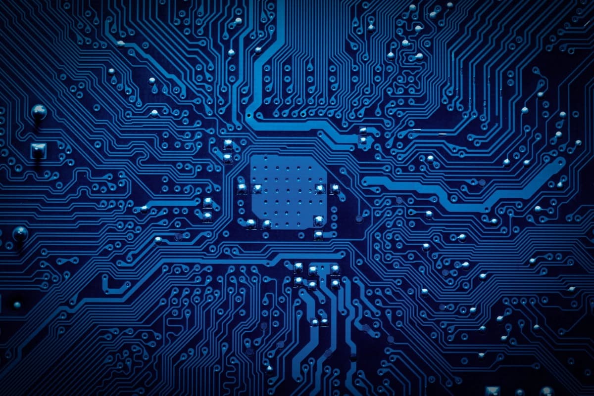 A stylized graphic representing Arm on-device AI, with interconnected chips and data flows illustrating edge intelligence and local processing.