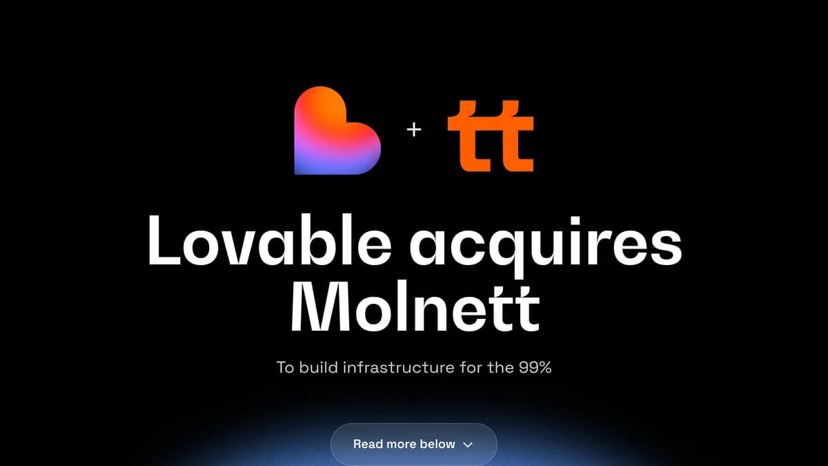 Screenshot of Lovable integrations
