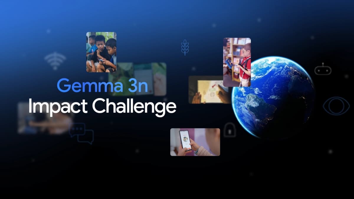 A developer's project using Gemma 3n to assist visually impaired individuals, demonstrating on-device AI for accessibility.