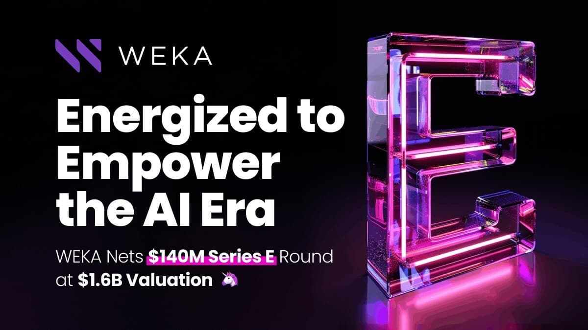 weka raises $140m series E