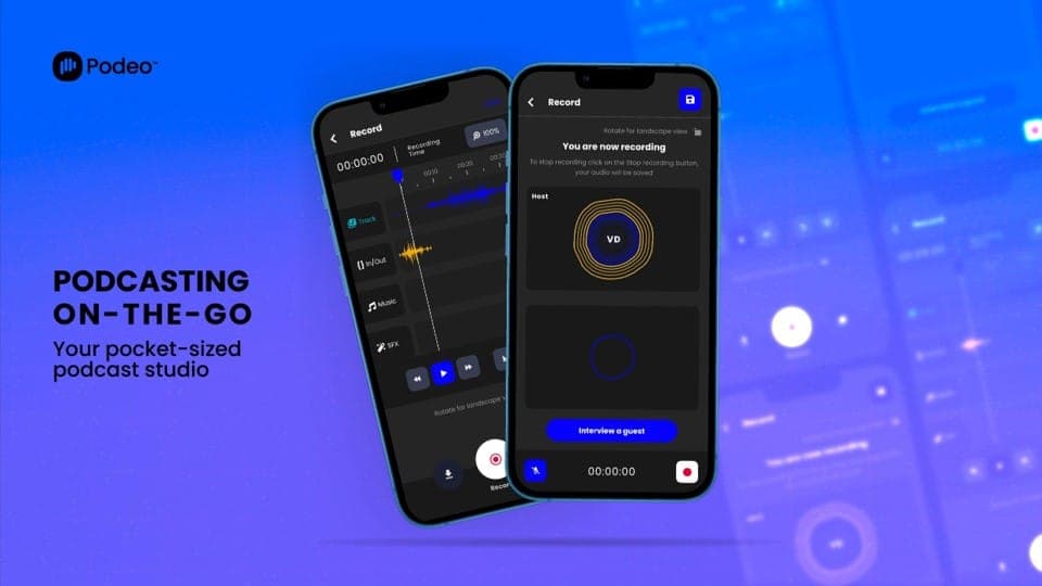 podeo raises $5.4 million to supercharge podcasting for creators
