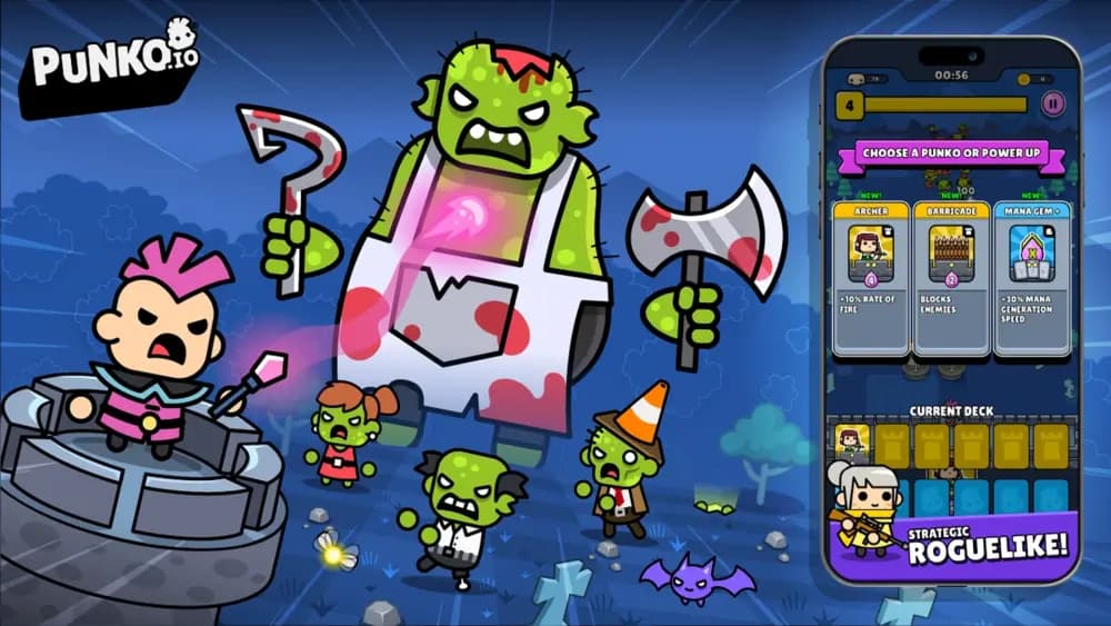 Mika Games Invests $2M in Agonalea Games to Advance Hybrid-Casual Tower Defense Title Punko io