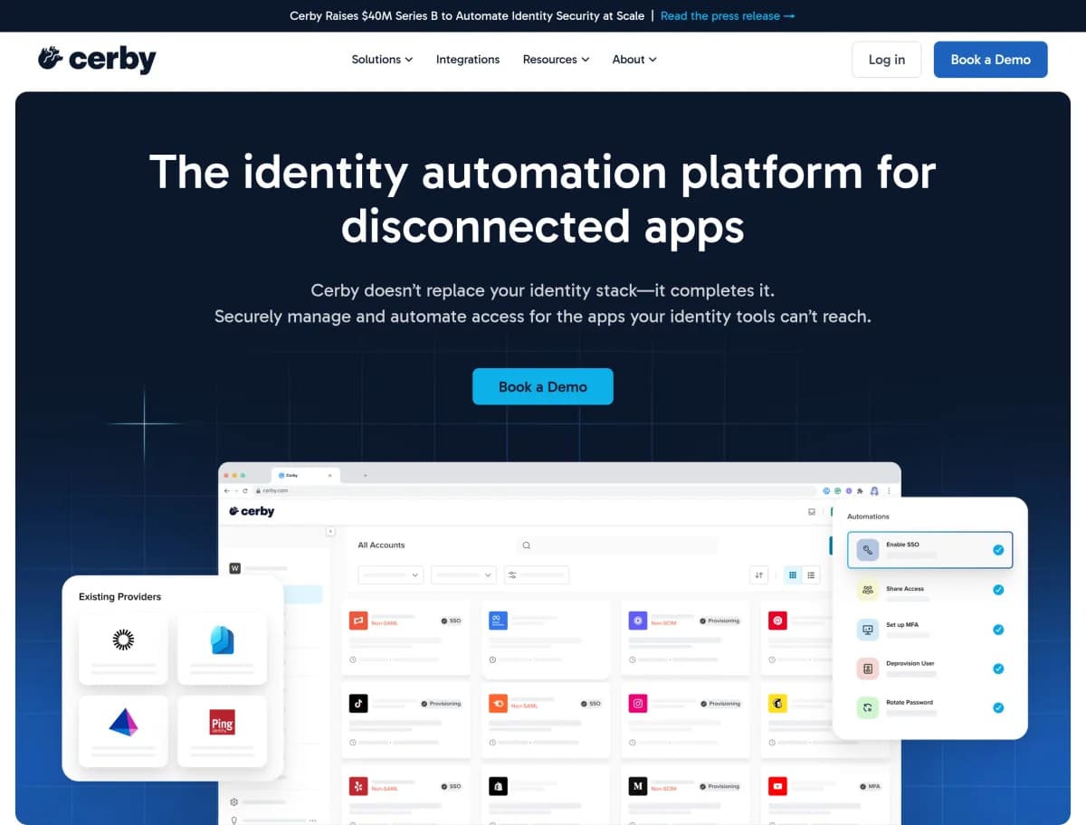 Cerby Secures $40 Million in Series B Funding screenshot