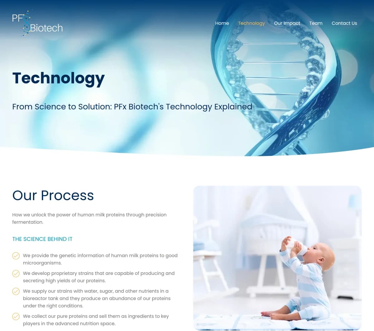 Screenshot of PFx Biotech Seed Funding €2.5 Million