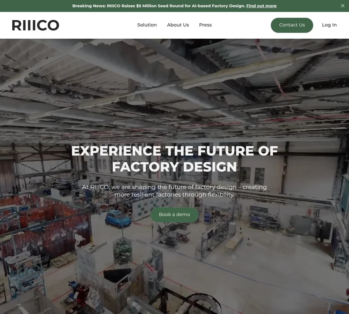 Screenshot of RIIICO