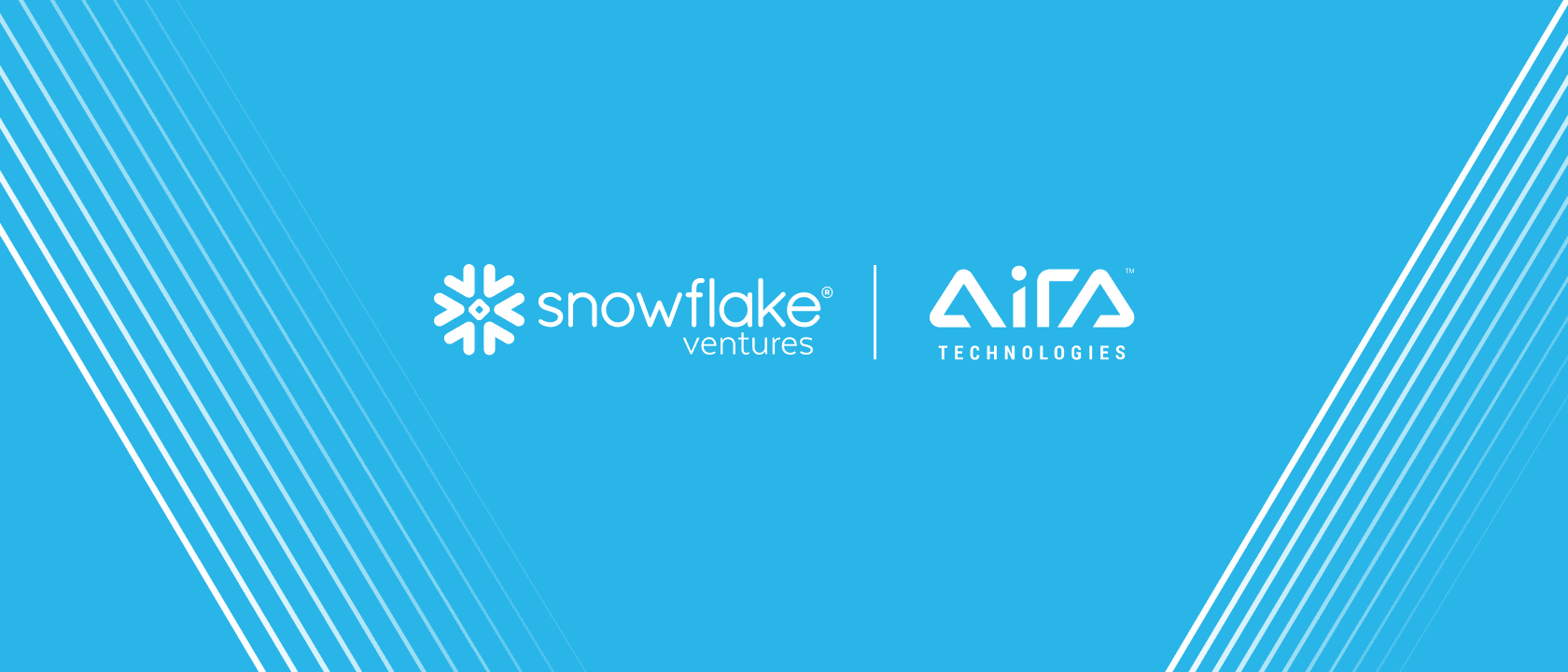 Aira Technologies logo with Snowflake Ventures logo.