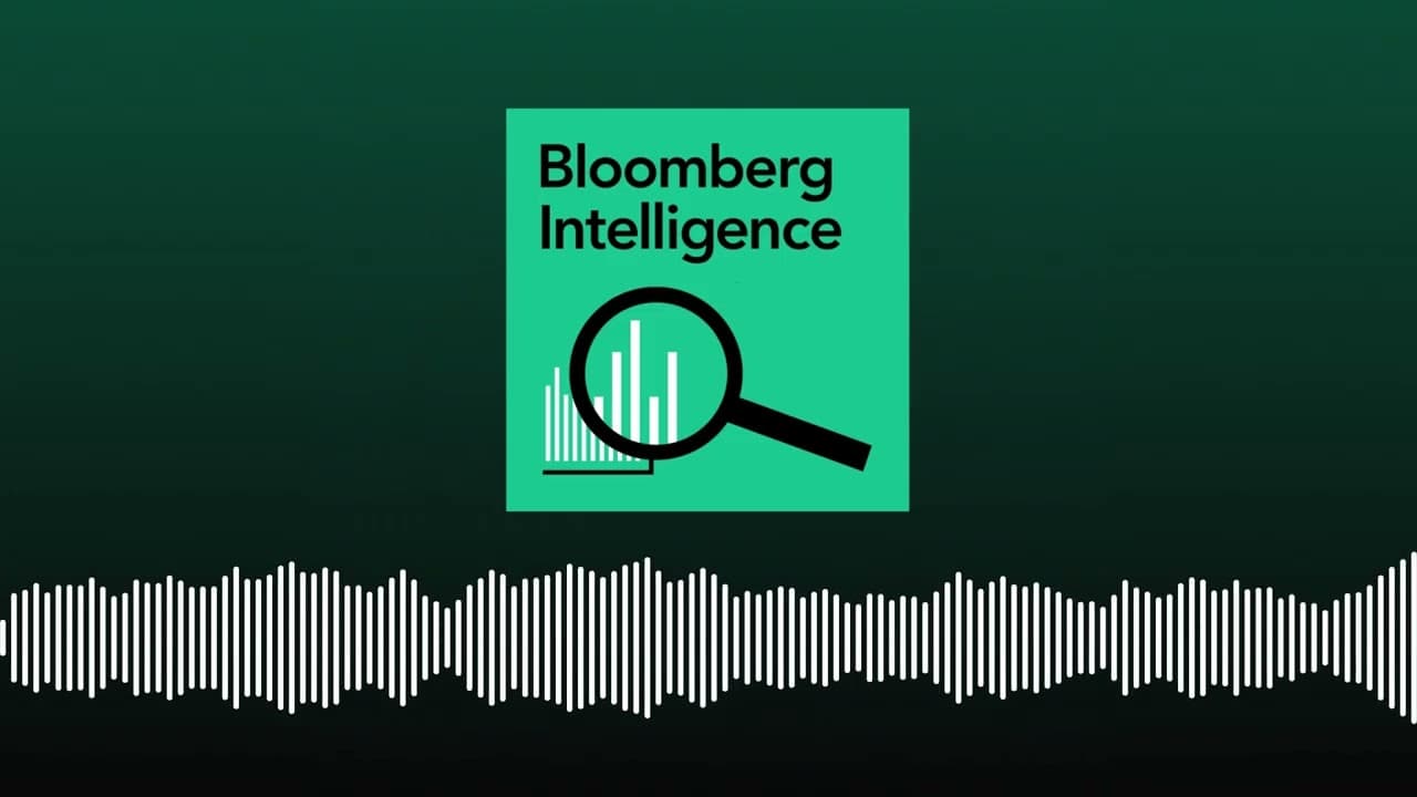 Bloomberg Intelligence logo with a magnifying glass over a bar graph