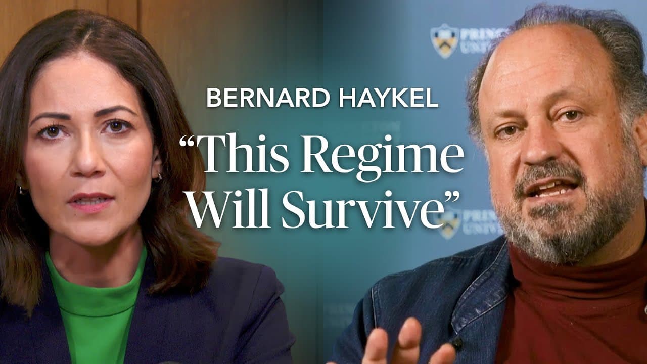 Professor Bernard Haykel speaking on The Mishal Husain Show