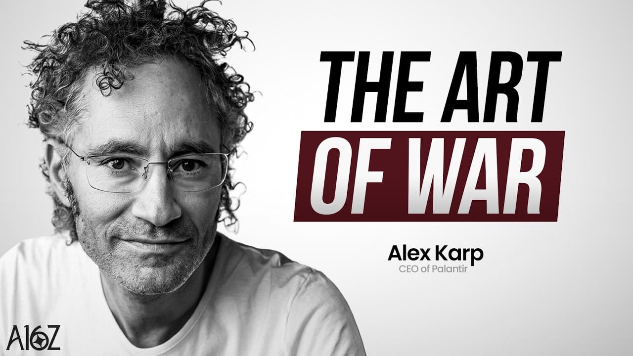 Alex Karp, CEO of Palantir Technologies, speaking at a panel.