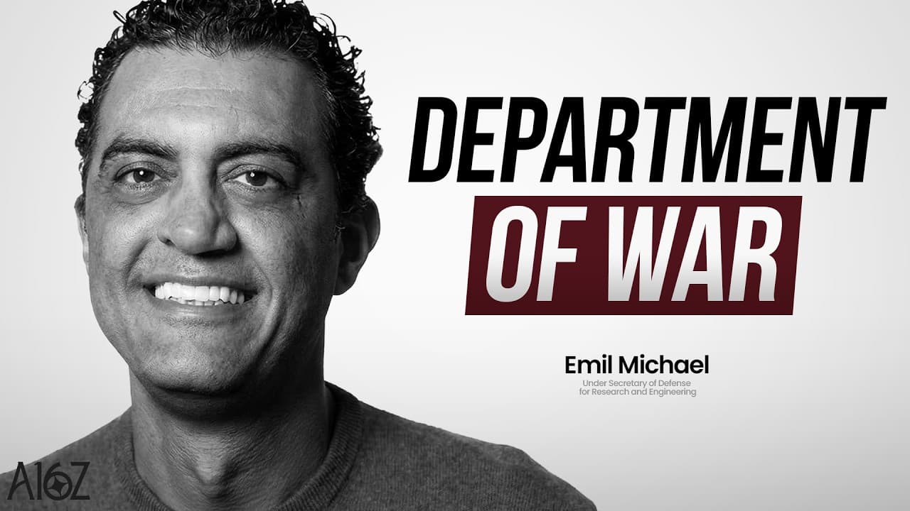 Pentagon CTO speaking on a panel about AI in defense.