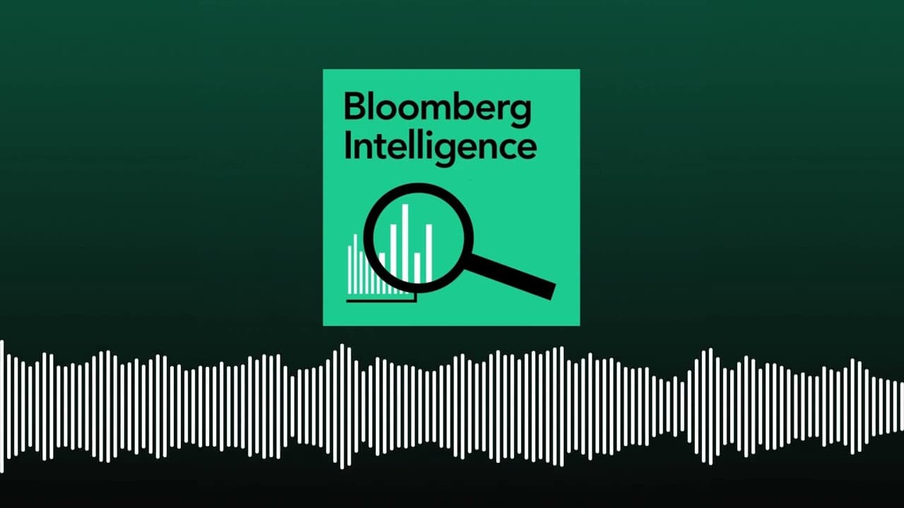 Bloomberg Intelligence logo with a magnifying glass over a bar graph.
