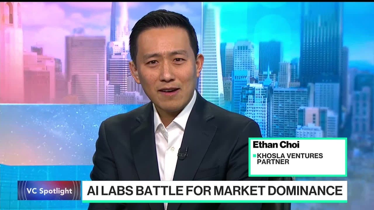 Ethan Choi of Khosla Ventures and Darian Shirazi of Gradient Ventures discuss AI funding on Bloomberg Tech.