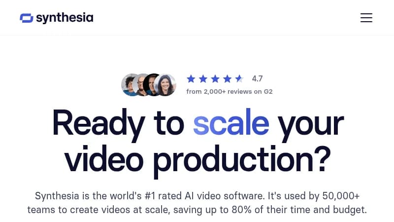 Synthesia screenshot