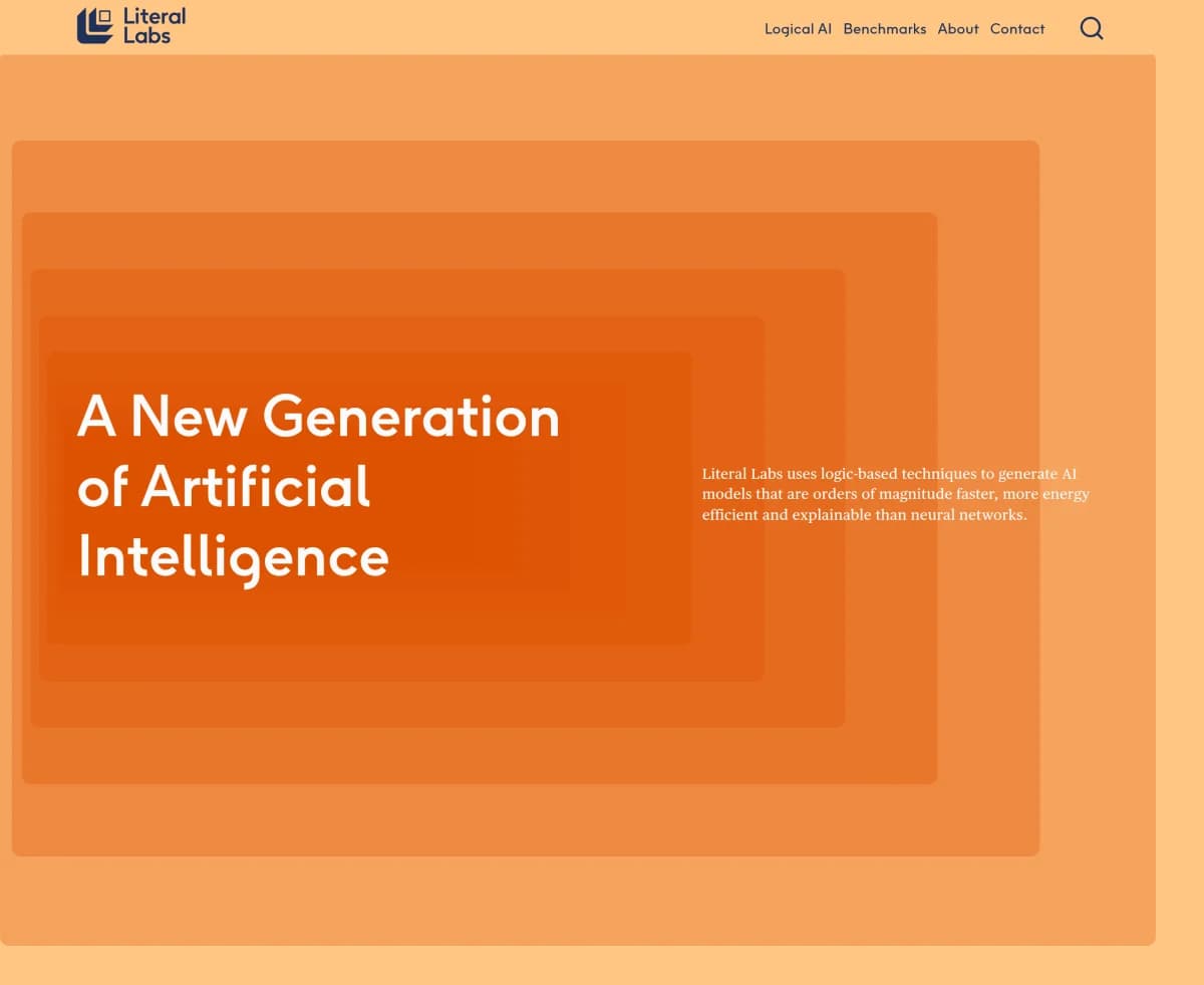Screenshot of Literal Labs Pre-Seed Funding