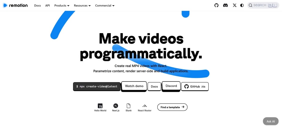 Make videos with Claude Code: Remotion AI video makes production code from plain prompts