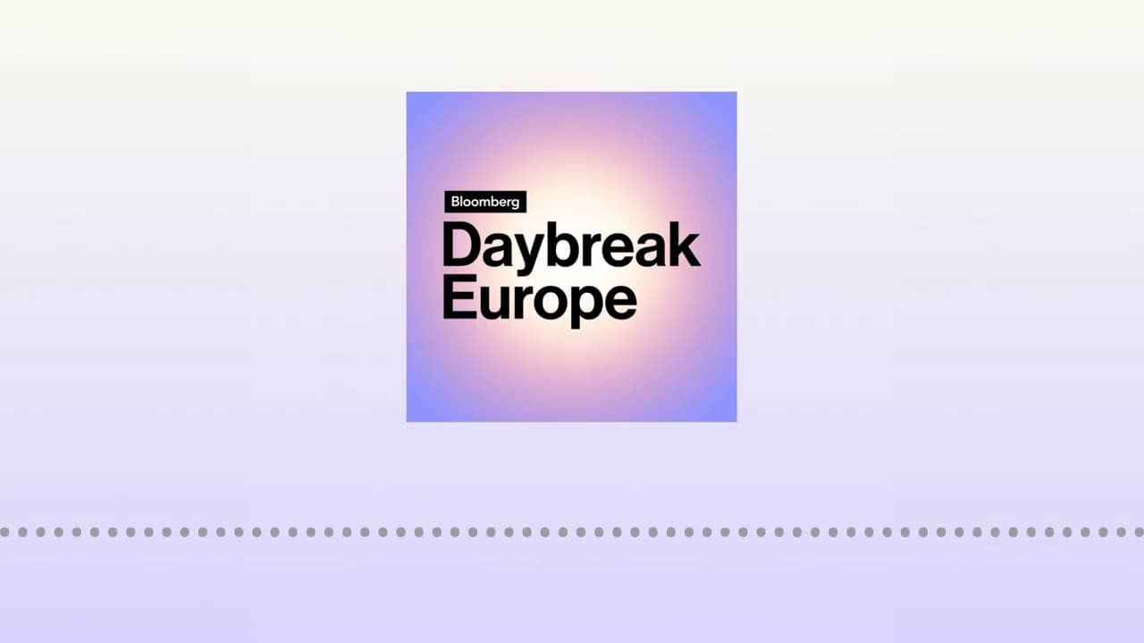 Bloomberg Daybreak Europe logo with audio waveform